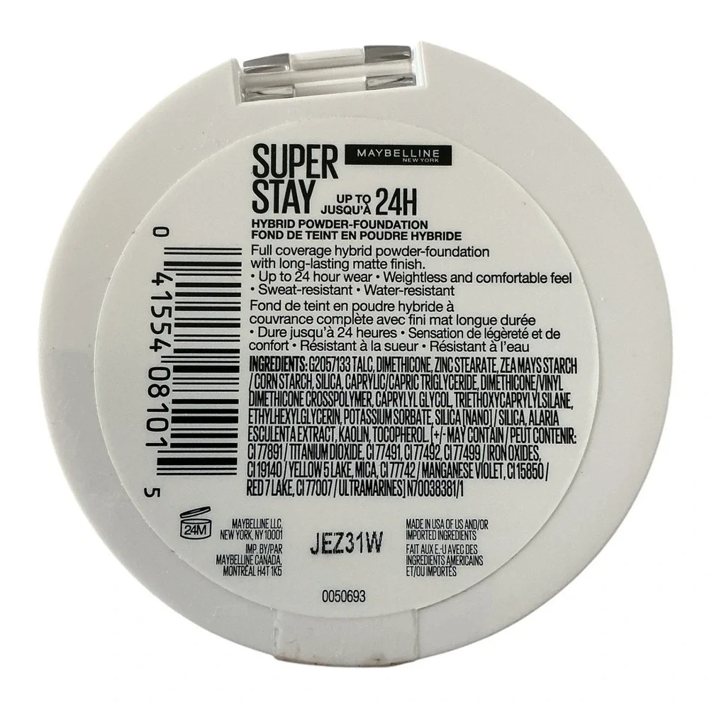 Maybelline -‎ Super Stay Powder Foundation (0.21 oz) - 24H Matte